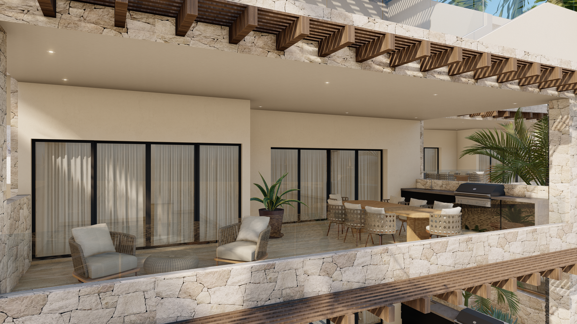 Middle terrace