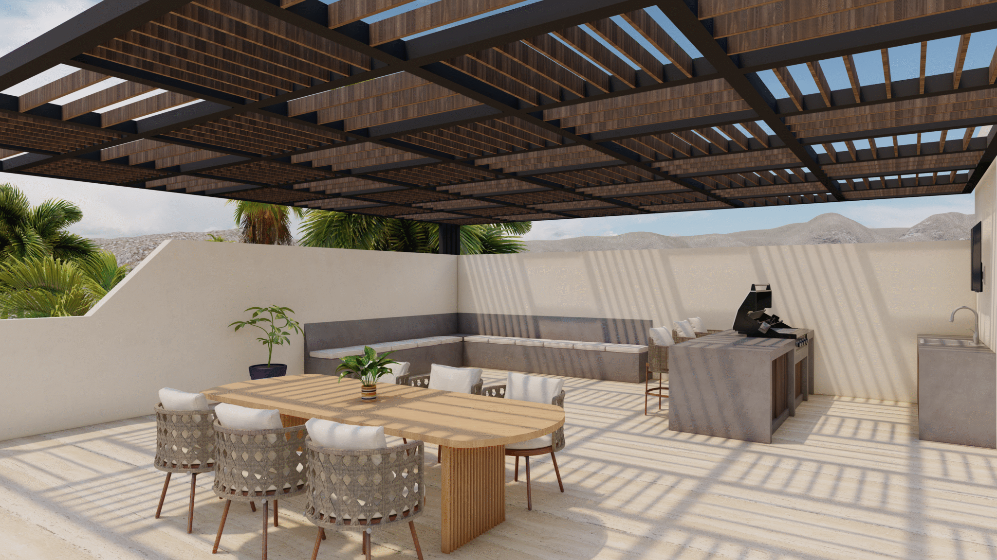 Penthouse rooftop