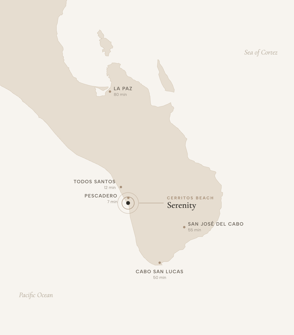 Location in Baja California Sur
