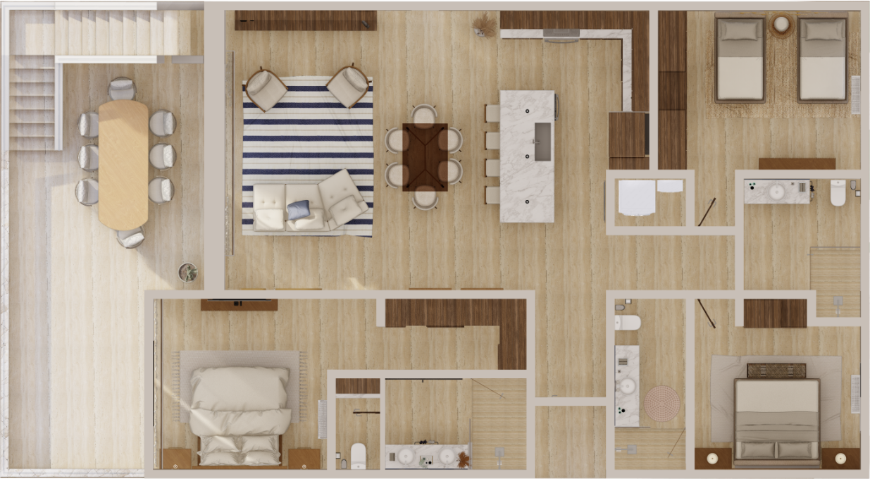 Penthouse residence level